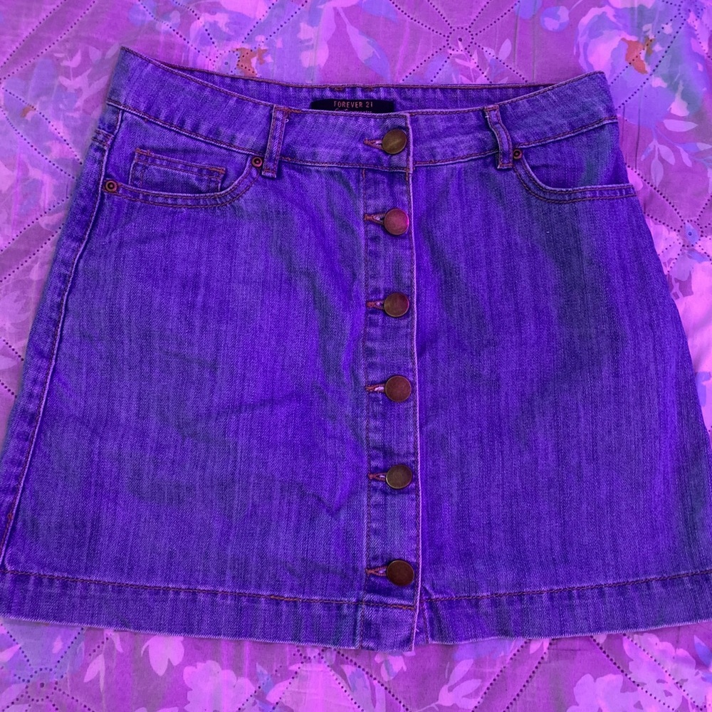 Forever 21 denim skirt